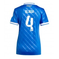Real Madrid David Alaba #4 Tretí Ženy futbalový dres 2025-26 Krátky Rukáv